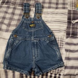 GU toddler short overalls